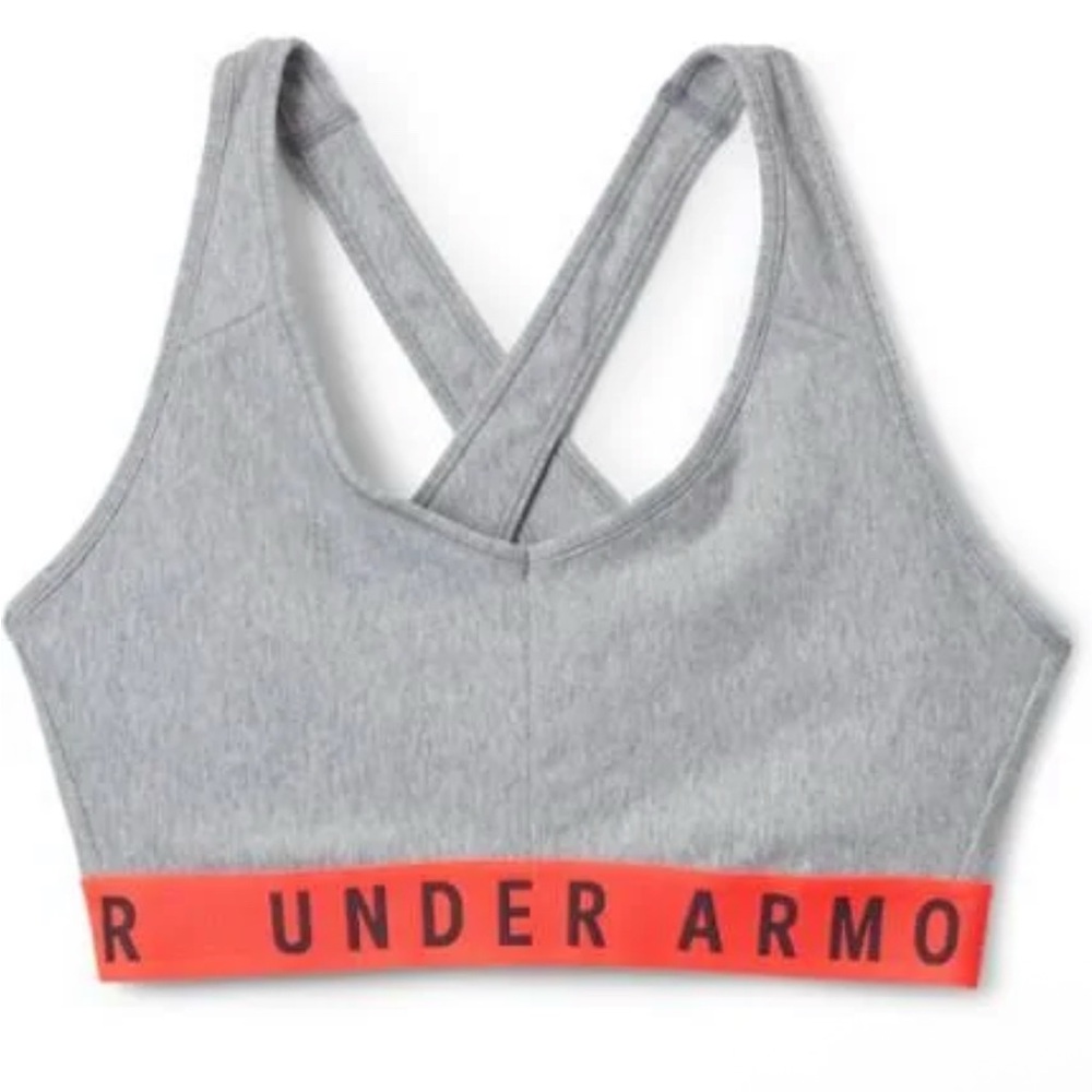 Under Armour Women's Armour® Mid Crossback Sports Bra pink sz small